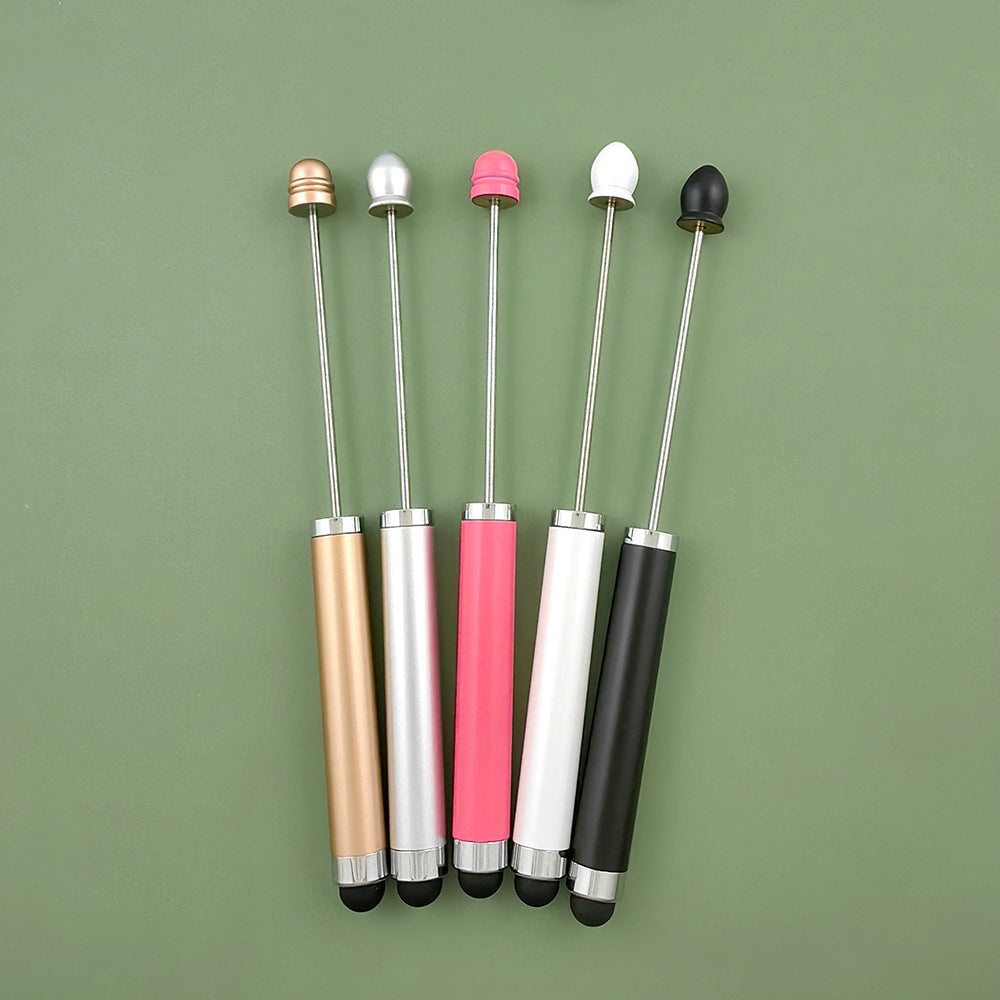 Beadable Pen Metal 3 in 1 Touch Stylus Ballpoint Black Ink 4