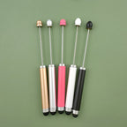 Beadable Pen Metal 3 in 1 Touch Stylus Ballpoint Black Ink 4