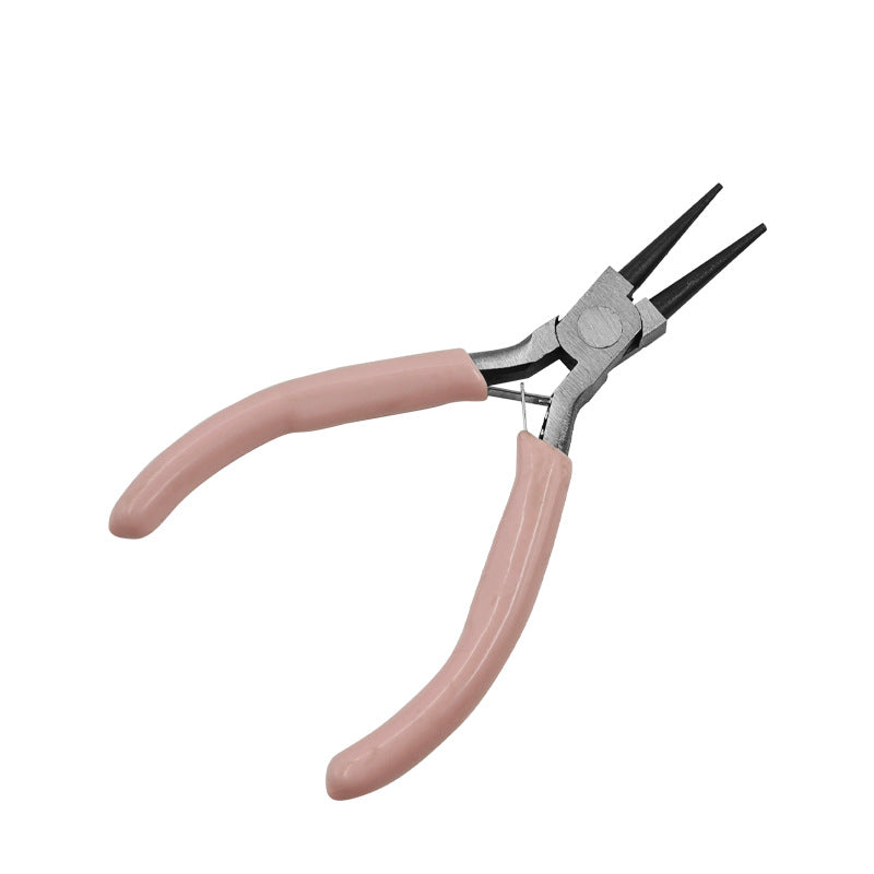 Jewelry Pliers High Carbon Steel Pink Handles 125mm 1pc 7