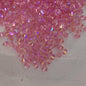 Electroplated Seed Glass Beads 4mm Faceted Multi Colored 40pcs 29
