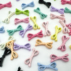 Eight Character Shaped Bow Tie Metal Beads 10*22mm Baking Painted 10pcs 4