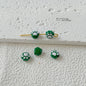 Cat Paw Metal Beads 11mm Glossy Enamel Painted Alloy 10pcs 13