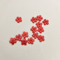 Cherry Blossom Acrylic Beads 10mm Translucent Colorful 30pcs 3