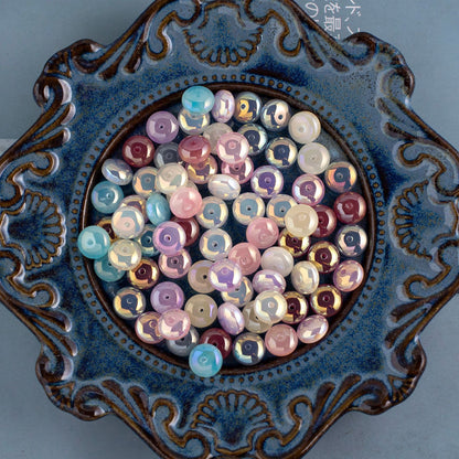 Resin Round Spacer Beads 10mm Plating Glossy 20pcs