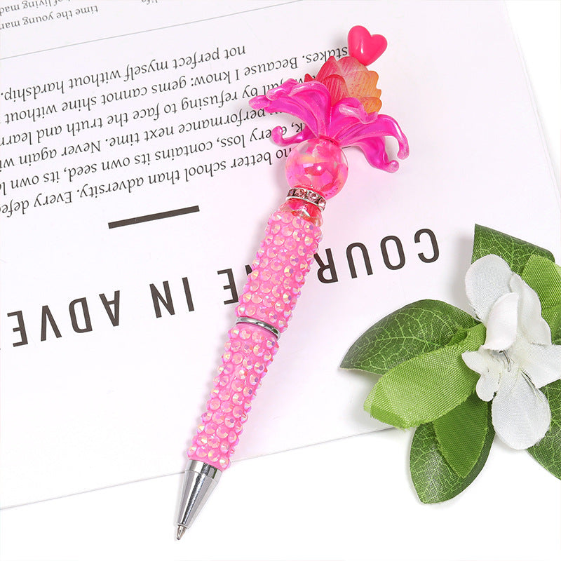 Matte Gradient Lotus Acrylic Beads 21mm 3D Floral Design 50pcs 2