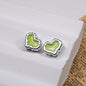 Silver Pixel Heart and Star Acrylic Beads 11mm Mixed Shapes 50pcs 11