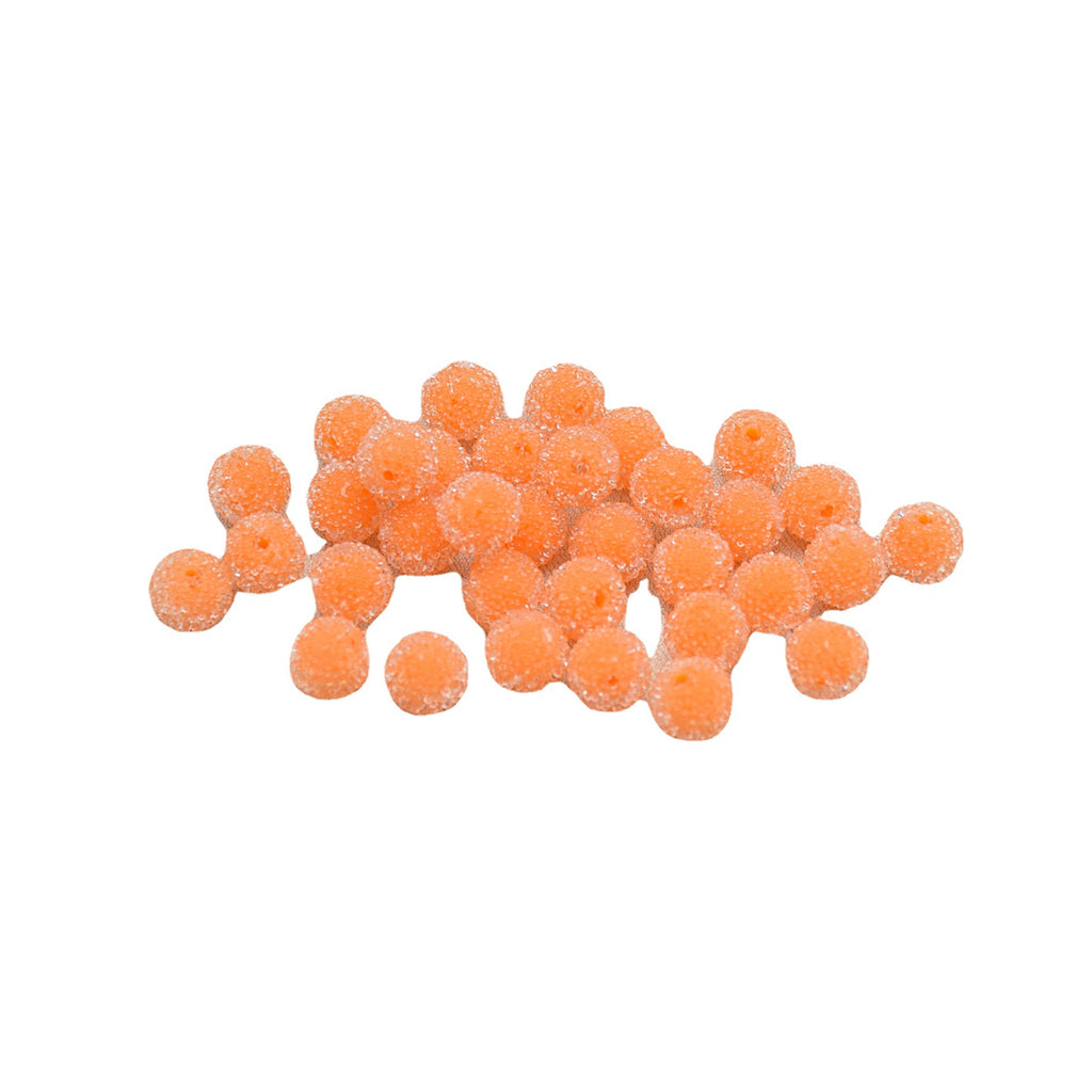 Jelly Sense Resin Beads 8mm Translucent Frosted Colorful 20pcs 5