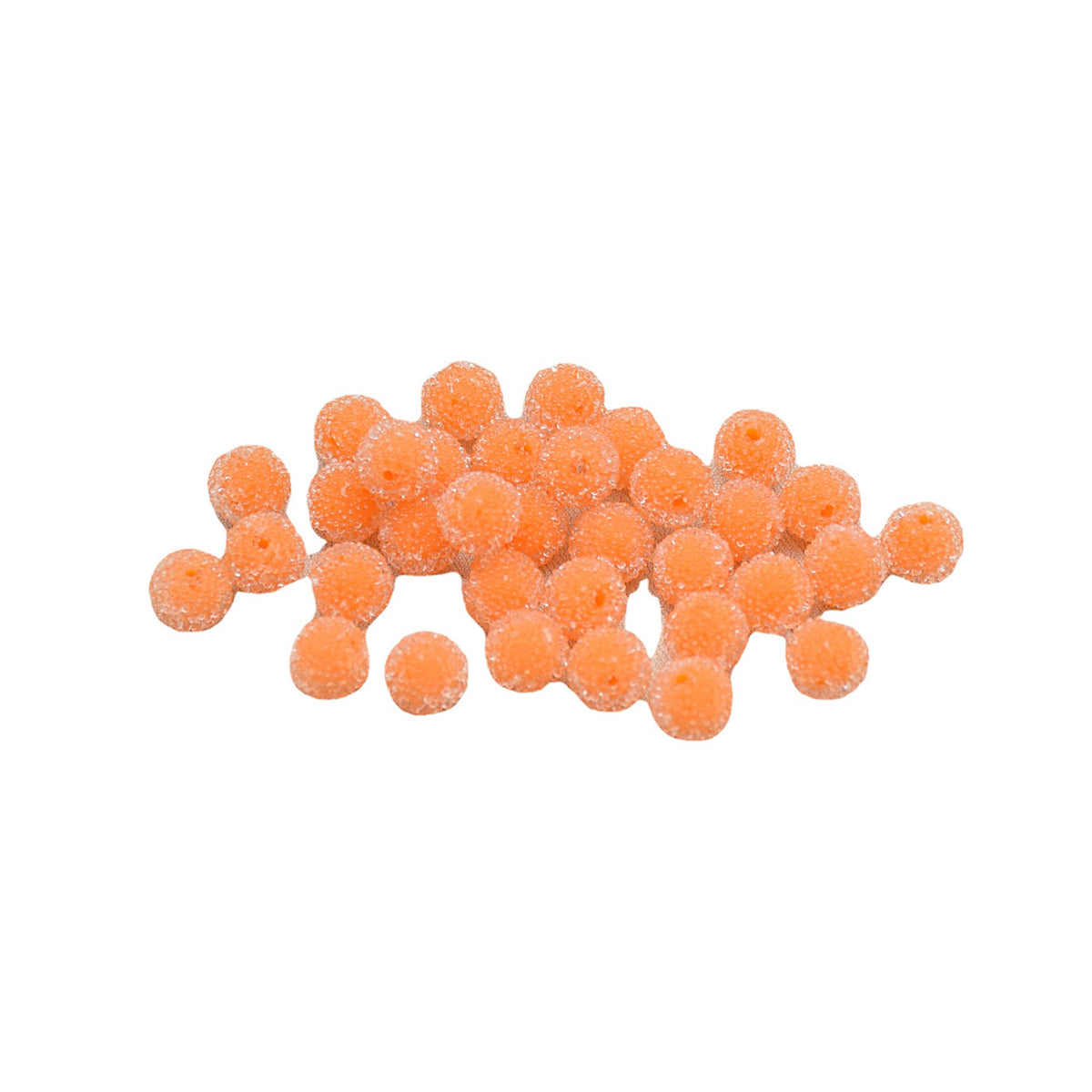 Jelly Sense Resin Beads 8mm Translucent Frosted Colorful 20pcs 5
