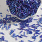 Plating Bugle Glass Beads 7mm Vibrant Polished Colors 1800pcs 13