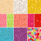 3D Number Clay Beads 10mm Colorful Polymer 200pcs