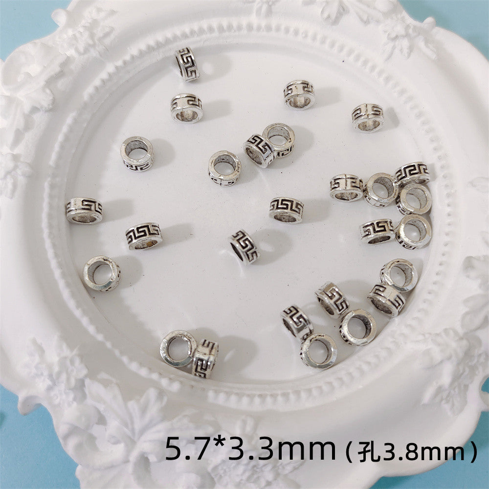 Alloy Ring Spacer Beads 5/7mm Tibetan Silver Style 100pcs 6