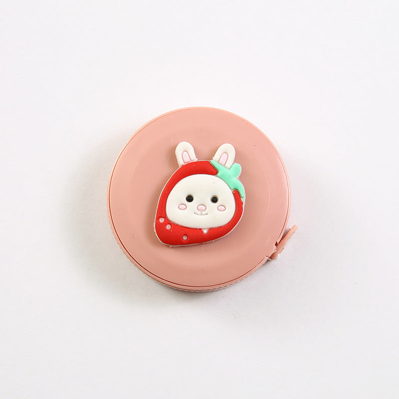 Retractable Plastic Measuring Tape Dual Metric Imperial Cute 2pcs 5cm 14