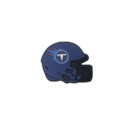 Silicone Focal Beads NFL Teams Helmet Printed Logos 20pcs 28