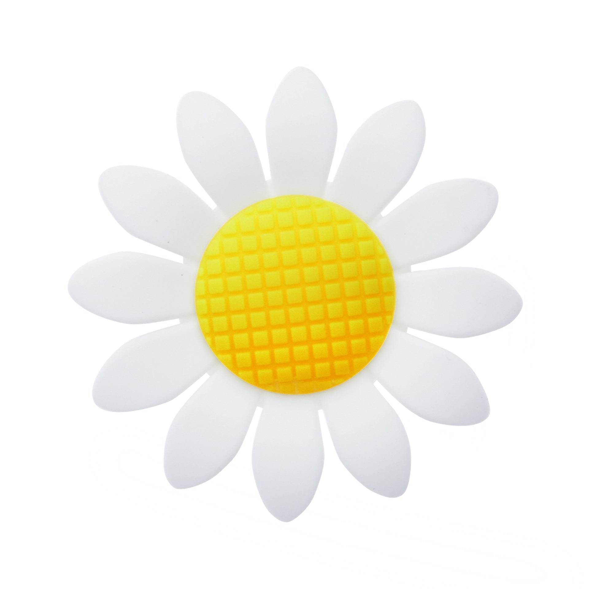 Silicone Focal Beads Sunflower Soft Petal Detailed Center 10pcs 4