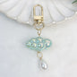 Acrylic Pearl Cloud Keychain with Pastel Beads and Gold Clasp 7
