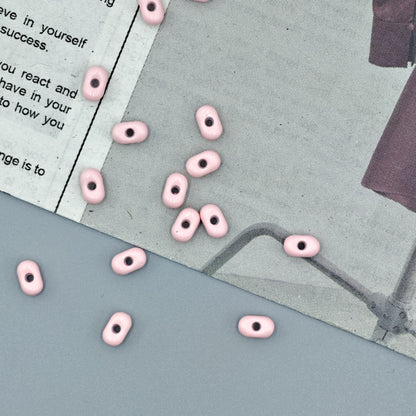 Alloy Peanut Spacer Beads 6mm Baking Painted 40pcs 12