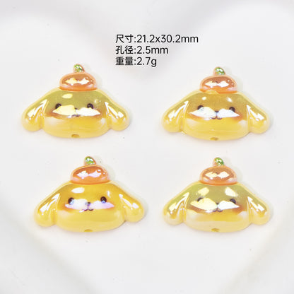 Fruit Sanrio Series Resin Beads Playful Iridescent 20pcs 10