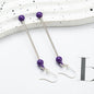 Beadable Earrings Metal Colorful Bar 7.8cm 4.4g Wholesale 12