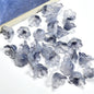 Wind Chime Flower Glass Beads 12mm Transparent Pink 50pcs 17