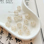 Transparent Love Star Acrylic Beads 8-11mm Gilded Vintage 100pcs 11