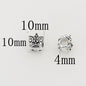 Dancing Lion Metal Beads 10mm Tibetan Large Hole Alloy 20pcs 7