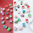 Enamel CCB Plastic Acrylic Beads 9-15mm Large Hole Playful Shapes 40pcs 3