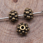 Alloy Waxberry Spacer Beads 6mm 100pcs Antique Silver 4