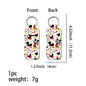 Cartoon Character Chapstick Holder Keychain Neoprene Colorful 8pcs 19