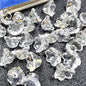 Wind Chime Flower Glass Beads 12mm Transparent Pink 50pcs 45