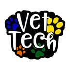 Silicone Focal Beads Vet Tech Dog Claws With Vet Tech Lettering 20pcs 6
