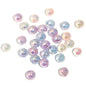 Transparent Round Acrylic Beads 12mm Powder Glitter Glow In The Dark 100pcs 5