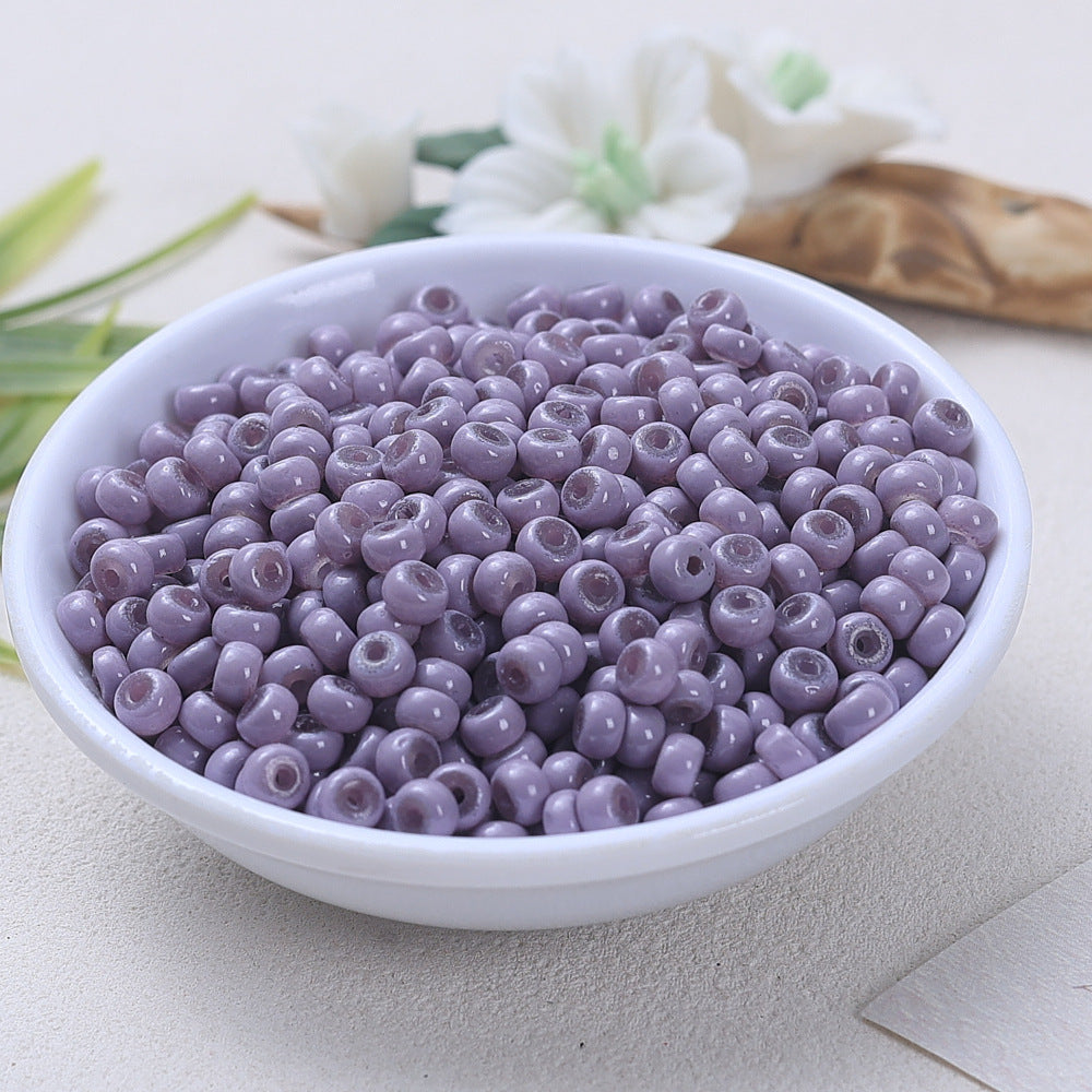 Glass Donut Spacer Beads 4mm Solid Color 200pcs 15