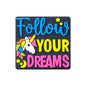 Silicone Focal Beads Dream Catcher Colorful Quotes Navy Background 20pcs 7