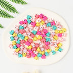 Octopus Clay Beads 10mm Colorful Polymer Cute Faces 100pcs 3