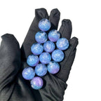 Luminous Lotus Resin Beads 16mm Round Clear Mixed Colors 20pcs 5