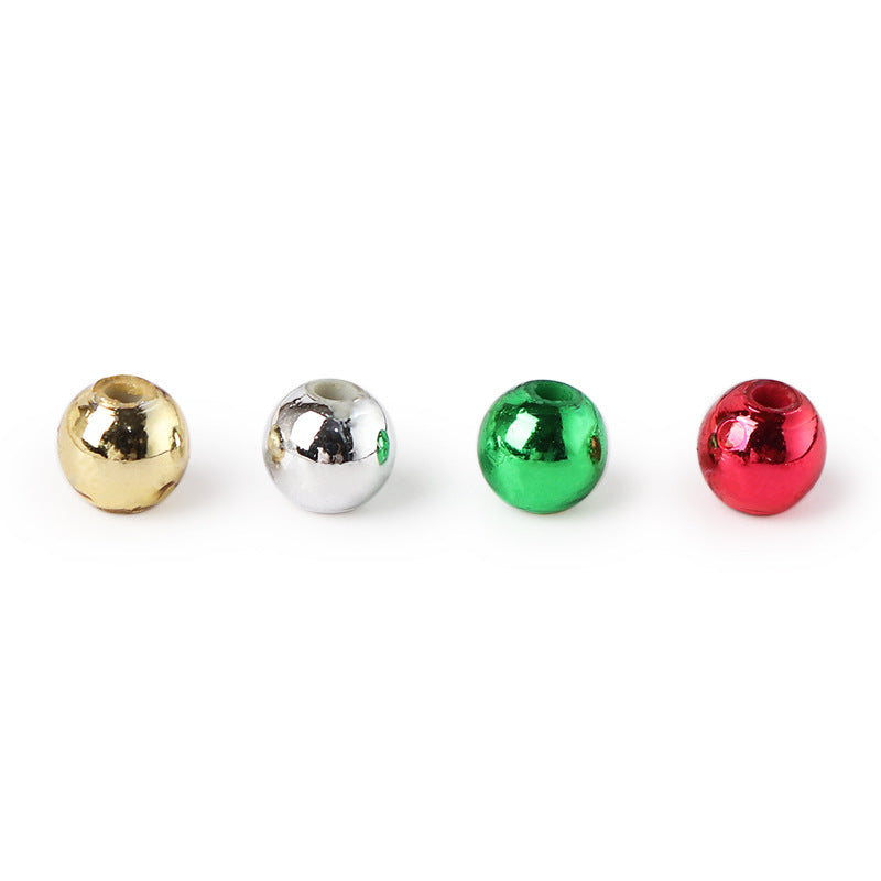 Glossy Christmas Series Acrylic Beads 6mm CCB Plastic 200pcs 5