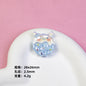 Plating Sanrio Series Cookies Resin Beads Pastel Frosted 10pcs 9
