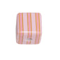 Striped Designer M Acrylic Square Beads 14mm 10pcs 10