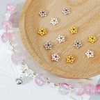 Alloy Star Spacer Beads 7mm Tibetan Style 100pcs 2