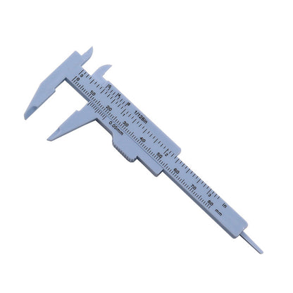 Dual Scale ABS Plastic Measuring Vernier Calipers 10cm 2pcs 9