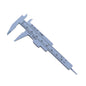 Dual Scale ABS Plastic Measuring Vernier Calipers 10cm 2pcs 9