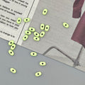Alloy Peanut Spacer Beads 6mm Baking Painted 40pcs 6