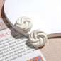 Painted Cookie Acrylic Beads 20x17x9mm Solid Color Glossy Swirl 30pcs 13