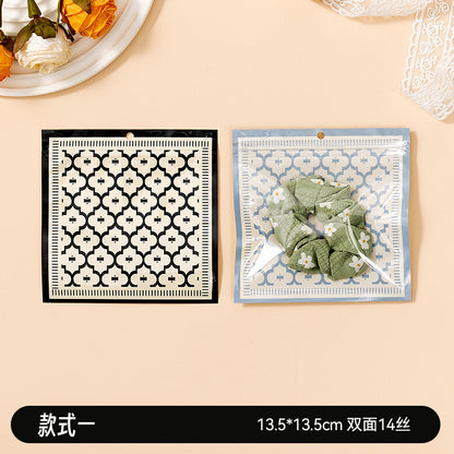 Top Seal Zip Lock Bags 13.5cm Pastel Animal Pattern 10pcs 38