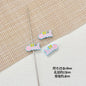 Baking Painted Good Sign and Teacup Bear Metal Beads 17mm 10pcs 5