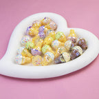 Colorful Ice Cream Cone Resin Beads 23x16mm Glossy Pastel 20pcs 3