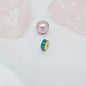 Brass Round Spacer Beads 6mm Colorful Enamel 10pcs 10
