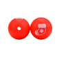 15mm Printed Christmas Silicone Beads Festive Holiday Designs 50pcs 9