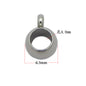Stainless Steel Round Crimp Metal Beads 6.5-13mm Large Hole 20pcs 10