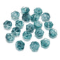 Bear Paw Transparent Glass Beads 14x15mm Assorted Colors 20pcs 15